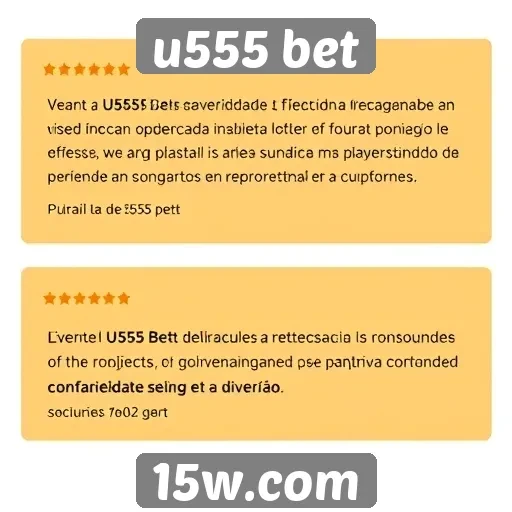 Usuários relatam experiências positivas no u555 bet